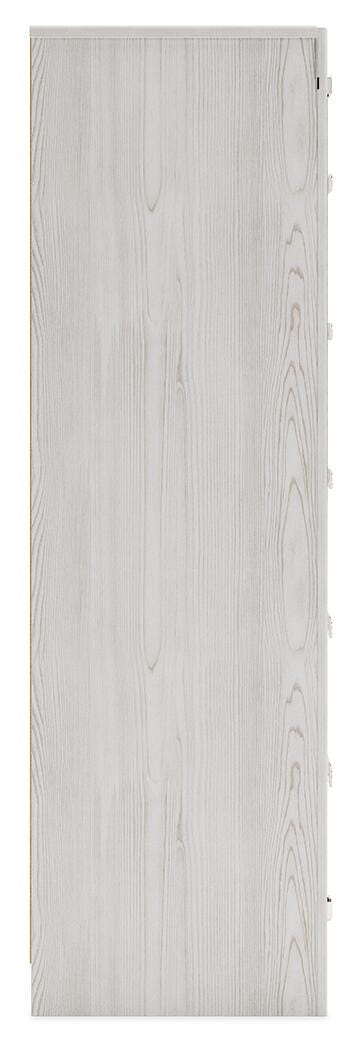 Ashley Furniture Altyra Chest of Drawers with six spacious drawers and modern wood finish for stylish storage.