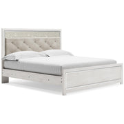Ashley Furniture Altyra bedroom set, includes bed frame and matching furniture, shown from an angled view in a modern bedroom setting.