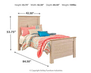 Ashley Furniture Willowton bedroom set with a modern bed frame, matching nightstands, and stylish bedroom decor.