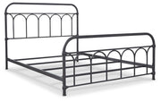 Ashley Furniture Nashburg Queen Bedroom Set mattress and bed frame, showcasing the stylish design and quality craftsmanship.