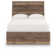 Ashley Furniture Chirason Bed with a headboard, showcasing a modern design in a bedroom setting.