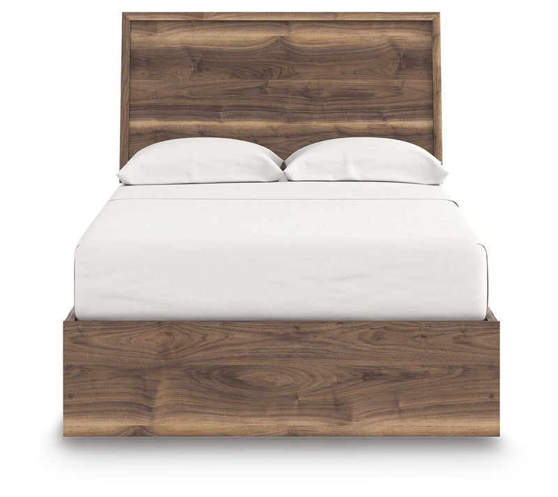Ashley Furniture Chirason Bed with a headboard, showcasing a modern design in a bedroom setting.