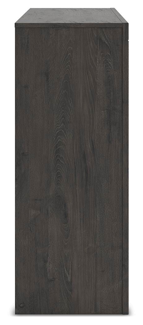 Ashley Furniture Fraluna dresser with sleek wood finish and modern design, featuring multiple drawers for ample storage.