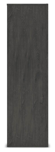 Ashley Furniture Fraluna chest of drawers with a sleek wood finish and multiple spacious drawers for storage.