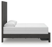 Ashley Furniture Fraluna bedroom set with a modern bed frame, matching nightstands, and stylish bedroom decor.
