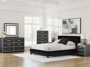 Ashley Furniture Zuraleus dresser with matching mirror, featuring a sleek wood finish and modern design for bedroom storage.