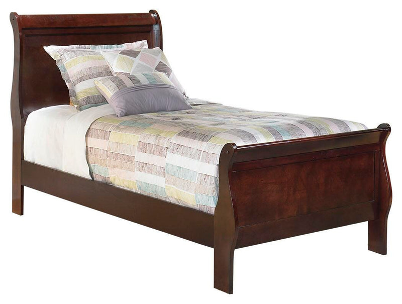 Ashley Furniture Alisdair bedroom set with bed frame, nightstands, and dresser in a stylish, modern design for a cozy bedroom look.