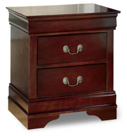 Ashley Furniture Alisdair Nightstand with wood finish, featuring a single drawer and open shelf for bedroom storage.