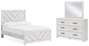 Ashley Furniture Cayboni bedroom set with a modern bed frame, matching nightstands, and coordinating bedroom furniture in warm wood finish.