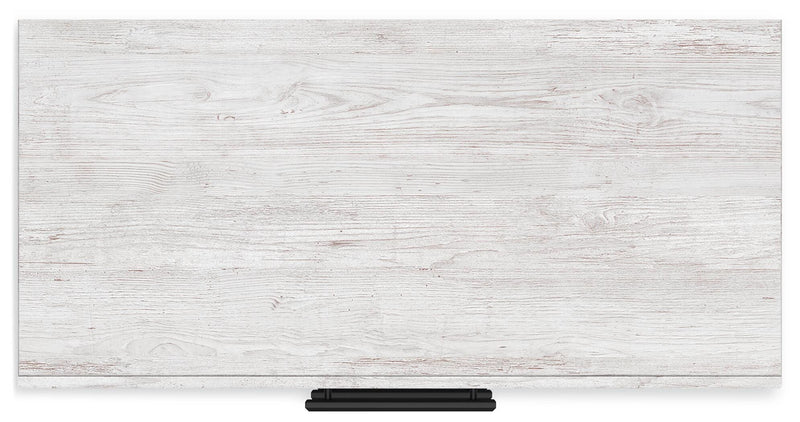 Ashley Furniture Cayboni chest of drawers with a sleek top and multiple drawers, in a modern wooden finish.