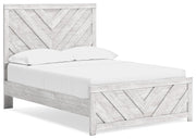 Ashley Furniture Cayboni bedroom set featuring a stylish bed frame, nightstands, and matching dresser in a modern bedroom scene.