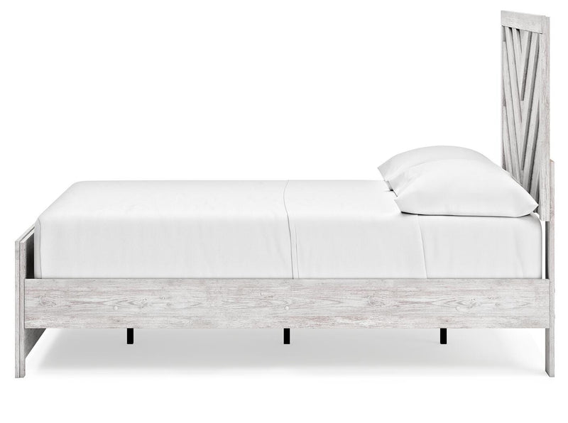 Ashley Furniture Cayboni bedroom set featuring a modern bed frame, matching nightstands, and coordinated bedroom furniture.