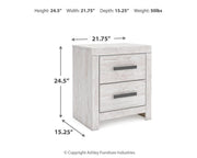 Ashley Furniture Cayboni bedroom set featuring a stylish bed, matching nightstands, and coordinated bedroom furniture in a modern design.