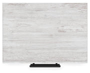 Ashley Furniture Cayboni nightstand with a dark wood finish and sleek top surface, featuring modern design and clean lines.