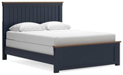 Ashley Furniture Landocken bedroom set shown from an angled view, including bed, nightstands, and bedroom furniture.