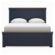 Ashley Furniture Landocken bedroom set with a headboard, dresser, and nightstands in a modern bedroom arrangement.