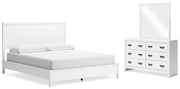 Ashley Furniture Binterglen bedroom set featuring a bed frame, dresser, and nightstands in a stylish bedroom package.