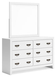 Ashley Furniture Binterglen bedroom set with a bed, nightstands, and dresser in a modern bedroom scene.