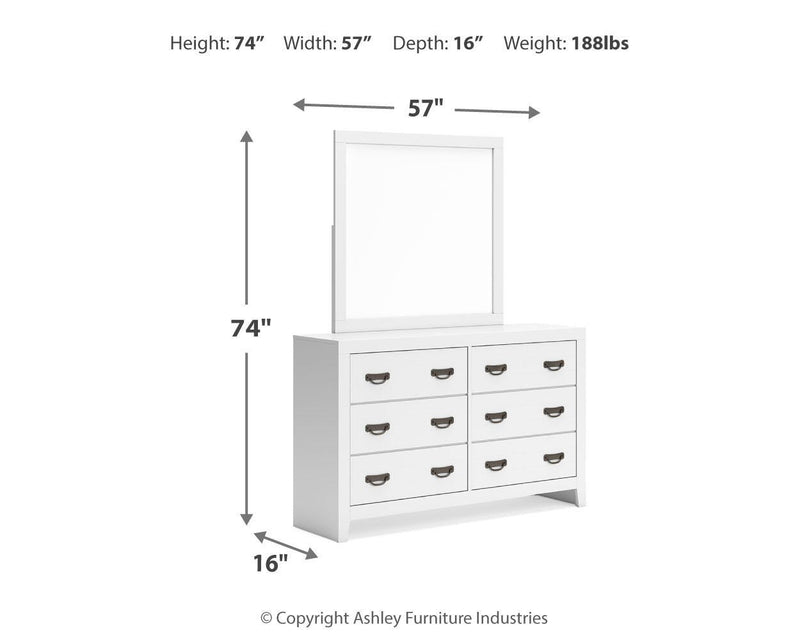 Ashley Furniture Binterglen bedroom set with a bed, dresser, and nightstands in a rustic wood finish.