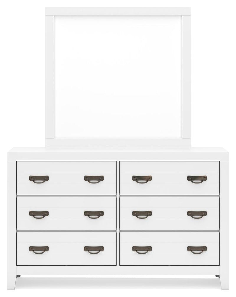Ashley Furniture Binterglen bedroom set with a bed featuring a headboard, showcasing a coordinated bedroom package.