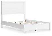 Ashley Furniture Binterglen bedroom set with a modern bed, matching nightstands, and dresser in a stylish bedroom scene.