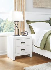 Ashley Furniture Binterglen bedroom set, includes bed frame, dresser, and nightstands, with a modern wood finish.