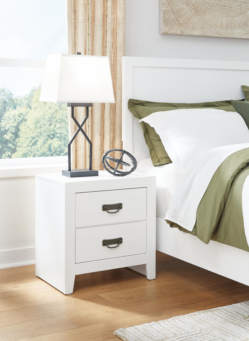 Ashley Furniture Binterglen bedroom set, includes bed frame, dresser, and nightstands, with a modern wood finish.