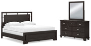 Ashley Furniture Covetown bedroom set with a stylish bed frame, matching nightstands, and coordinating bedroom furniture.