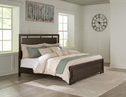 Ashley Furniture Covetown Bedroom Set with bed frame, nightstands, and dresser in a modern bedroom design.