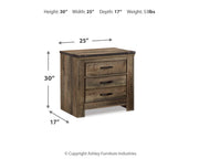 Ashley Furniture Trinell bedroom fireplace set featuring a classic design with a built-in fireplace and matching furniture pieces.