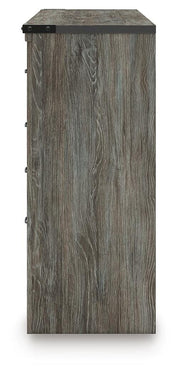 Ashley Furniture Frandern dresser with mirror, featuring a sleek wooden design and spacious drawers for bedroom storage.