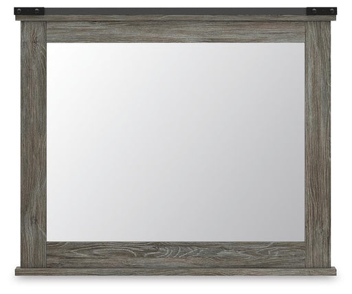 Ashley Furniture Frandern bedroom mirror with a sleek frame, shown head-on on a neutral background.