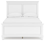Ashley Furniture Fortman bedroom set featuring a stylish bed with a headboard, nightstands, and matching furniture in a modern design.