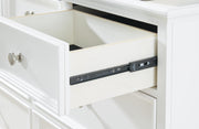Ashley Furniture Fortman dresser and mirror set, featuring a sleek wooden dresser with a matching mirror for bedroom storage and decor.