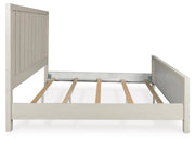 Ashley Furniture Shaybrock bedroom set showing a modern bed frame, matching nightstands, and a cozy, stylish bedroom interior.