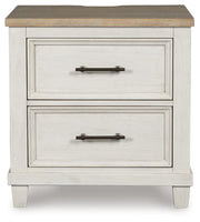 Ashley Furniture Shaybrock bedroom set with a headboard, matching nightstands, and coordinated bedroom furniture in a modern design.