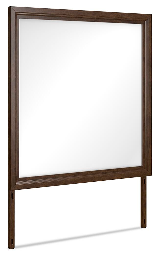 Ashley Furniture Danabrin bedroom mirror, angled view showing the stylish frame and reflective glass surface.