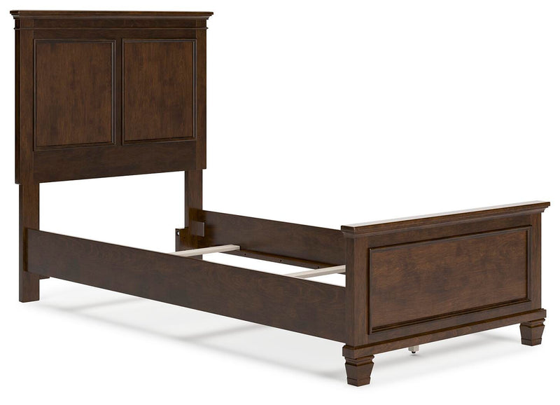 Ashley Furniture Danabrin Bed with a sleek, modern design featuring a sturdy frame and stylish headboard in a neutral finish.