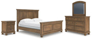 Ashley Furniture Feddinger bedroom set with a modern bed frame, matching nightstands, and coordinated bedroom furniture in a stylish design.