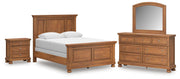 Ashley Furniture Feddinger bedroom set featuring a modern bed frame, matching nightstands, and coordinated bedroom furniture.