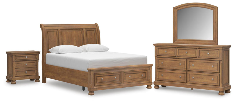 Ashley Furniture Feddinger bedroom set with a modern bed frame, matching nightstands, and a stylish bedroom decor.