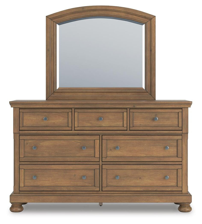 Ashley Furniture Feddinger bedroom set featuring a modern bed frame with matching nightstands and a stylish, coordinated bedroom design.
