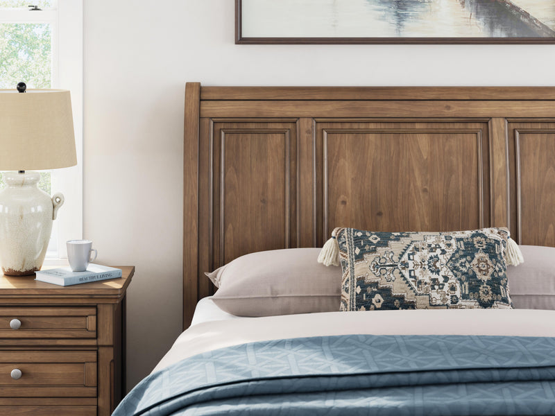 Ashley Furniture Feddinger bedroom set with a modern bed frame, matching nightstands, and coordinated bedroom furniture.