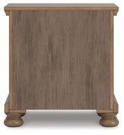 Ashley Furniture Feddinger bedroom set featuring a bed with a headboard, matching nightstands, and a coordinated bedroom design.