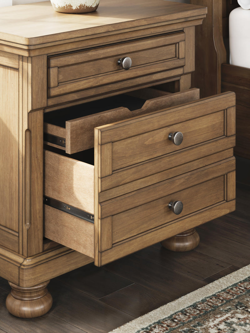 Ashley Furniture Feddinger bedroom set with a modern bed frame, matching nightstands, and a cozy, stylish bedroom interior.