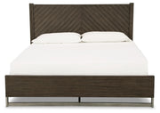 Ashley Furniture Arkenton King Bedroom Set with a modern bed frame, matching nightstands, and elegant bedroom decor.