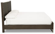 Ashley Furniture Arkenton King Bedroom Set with matching headboard, nightstands, and dresser in a classic wood finish.