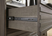 Ashley Furniture Arkenton dresser and mirror set, featuring a stylish wooden dresser with a matching mirror for bedroom storage and decor.