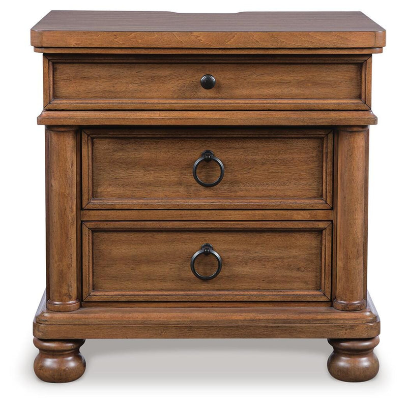 Ashley Furniture Rowlenstown bedroom set featuring a stylish bed frame and matching furniture in a modern bedroom setting.