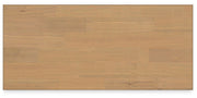 Ashbryn chest of drawers by Ashley Furniture, showing the top view with a smooth wood surface and modern design.